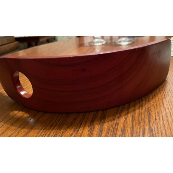 Colorful Hand-Painted Costa Rica Bird Wooden Wine Bottle Holder - Picture 4 of 5